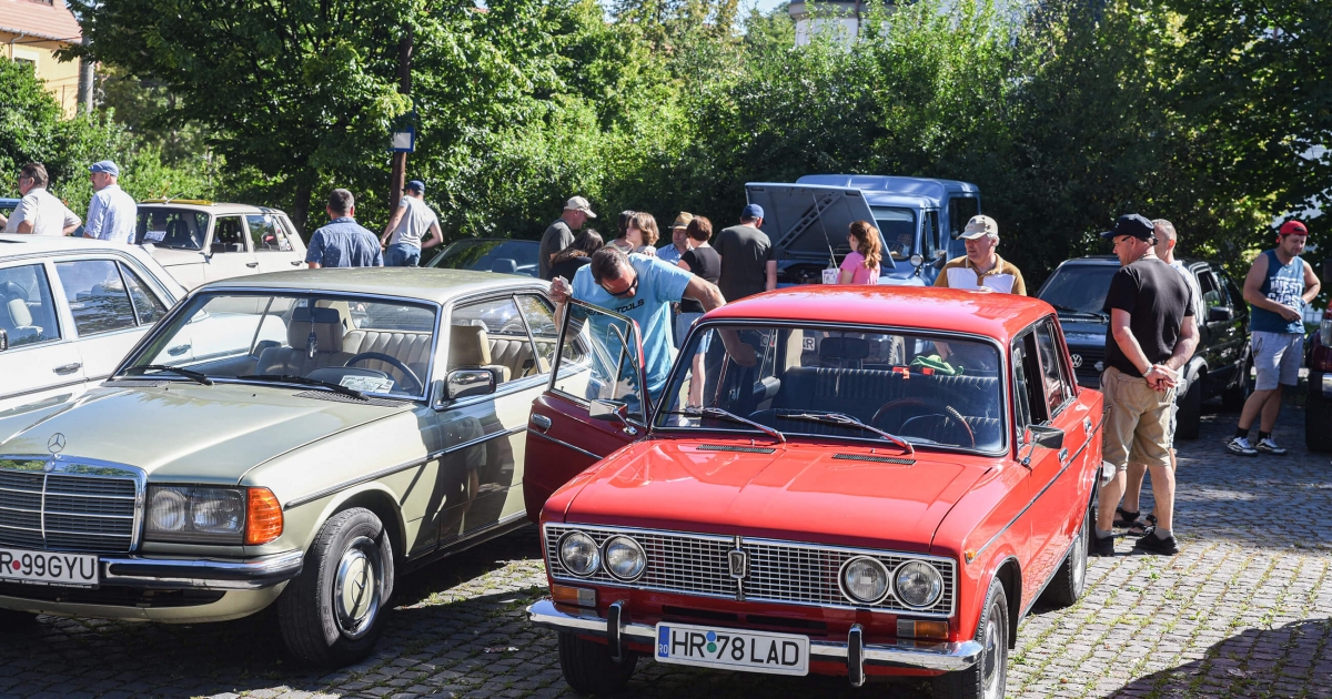 Veterán járművek a városnapokon